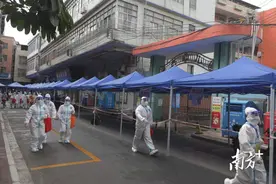 一线走访：番禺大石管控区域开展入户排查，以期切断疫情传播链图片