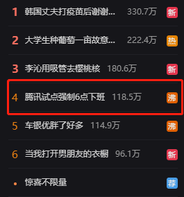 996棋牌最新版本（腾讯试点强制6点下班冲上热搜互联网大厂告别996真相来了）