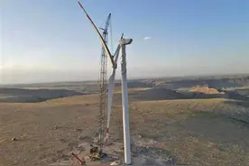 在鄂央企承建中亚最大风电项目完工 装机容量10万千瓦 年发电3.5亿千瓦时图片