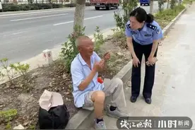山东一位78岁大爷跋涉千里带孙子到台州自首，一句话让人心酸图片