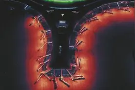 星河璀璨夜 神鸟舞九天——夜幕中的成都天府国际机场图片