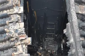 中山一百年老屋起火，曾被评定为中山市历史建筑图片