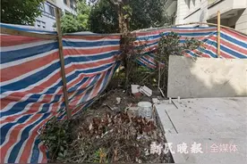 嘉定一别墅违法装修：毁公共绿化 堵消防通道图片