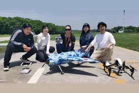 同济大学师生模仿飞鱼，研制出新型无人机，抗失速能力优越图片