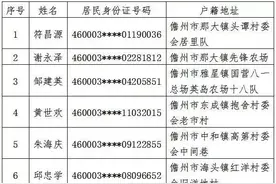 海南一地发布公告！拟注销27人户籍图片