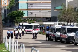 港警批《苹果日报》串谋境外势力：报社大楼成犯罪现场图片