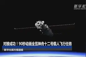对接成功！90秒动画全览神舟十二号载人飞行任务图片