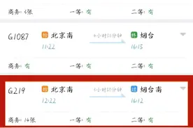 一天打来回！烟台到北京最快3小时50分图片