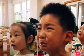 上海5岁萌娃看飞船升空感动大哭，网友：看好你，中国的未来图片