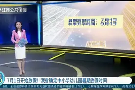 7月1日开始放假！江苏省确定中小学幼儿园暑期放假时间视频封面