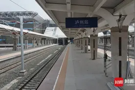 93分钟！绵泸高铁内自泸段试跑动车开进泸州图片