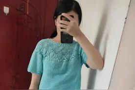 绿萝：无需打底的夏季女士短袖套头衫（有编织图解）图片