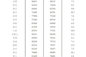 2020年安徽省平均工资出炉图片