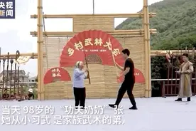 火到国外！98岁“功夫奶奶”太飒了图片