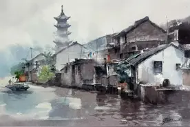 水墨版泗泾古镇原来这么美！图片