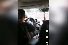 父亲教13岁儿子在停车场开车还发视频炫耀 交警：处罚图片