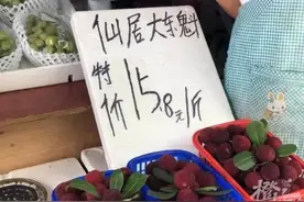 这么快？！仙居杨梅上市没几天 就要吃不到了？还一天比一天贵图片