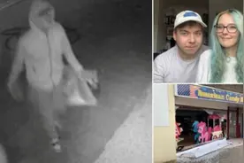 小偷砸碎商店玻璃造成4000英镑损失只为偷糖果图片