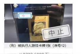 一张游戏卡从80元被炒到8700多万元？司法拍卖恶意抬价可判刑图片