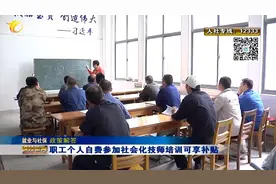 职工个人自费参加社会化技师培训可享补贴视频封面