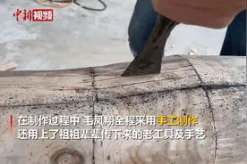 小伙不用一颗钉子打造木质火箭，网友：高手在民间图片