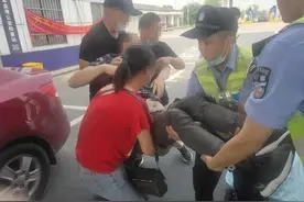 “快救救我老公！”高速收费口检查站，女子突然大声求助图片
