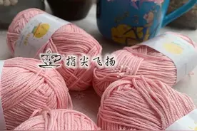 小碎花：娃娃家2.0从上往下织的可爱女童套头衫（有编织图解）图片