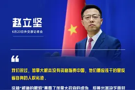 赵立坚：“鳄鱼的眼泪”暴露加拿大政府的虚伪，他们根本没资格指责中国图片
