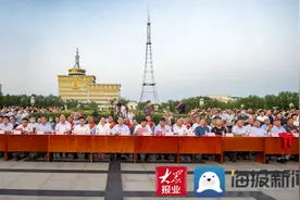 滨州市沾化区举办“永远跟党走，枣乡夕阳红”老干部庆祝建党100周年暨区老年大学首届文化艺术节文艺展演图片
