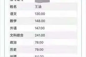 高考查分了｜成都七中王涵文科考了个“666”图片