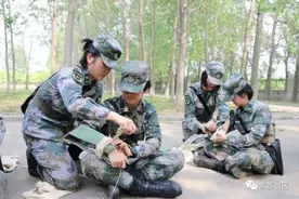 通信女兵，你敢挑战吗？图片