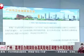广州：荔湾区白鹤洞街由高风险地区调整为中风险地区视频封面