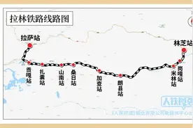 拉萨到林芝铁路6月25日开通，动车首次开进西藏图片