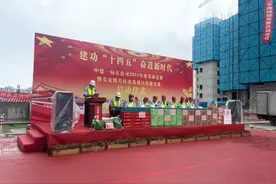 中建一局五公司青岛长安路片区改造项目技能竞赛启动图片