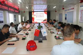 济南市小梁庄安置房项目举办主题党日活动图片