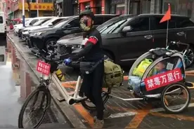 湖南父亲带4岁儿子骑行8个多月，行程超5千公里！沿途宣传禁毒图片