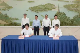 中国能建与浙江省签署战略合作协议！中国能建董事长宋海良与浙江省委副书记、省长郑栅洁座谈图片