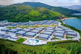 香港竹篙湾大型检疫隔离中心广东造项目设置装配式负压病房图片