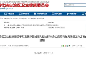 广西医疗领域腐败问题专项整治来了图片
