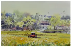 澎湃中国·小康印记③｜绘画作品选登：从峥嵘岁月到梦抵家山图片