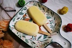 鲜香美味，你从来没吃过的芒果冰淇淋雪糕图片