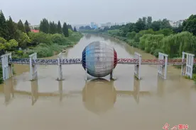 江苏淮安：俯瞰中国南北地理分界线图片