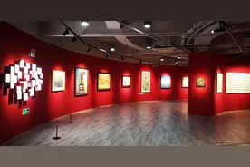 “穿上”定制红装，沪上群文场馆焕然一新迎接建党百年图片