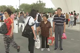 花博园迎来第200万位入园游客，她是一位退休老党员图片