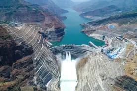 鹤舞金沙，60秒回顾世界第二大水电站白鹤滩建造发电全程图片