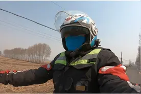 大陆纪行（二）：台湾不老骑士“打卡”大陆 祈愿两岸和平统一图片