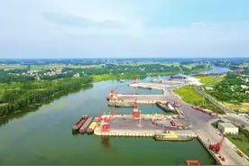 5条航线通江达海 周口中心港再现“明清”漕运盛景图片