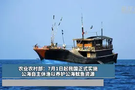 农业农村部：7月1日起我国正式实施公海自主休渔视频封面
