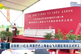 总投资220亿元 阿里巴巴上海金山飞天园区项目正式开工视频封面