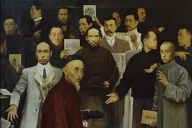 国藏油画中的党史①丨北方吹来十月的风图片